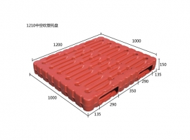1210中空吹塑托盤(兩向）
